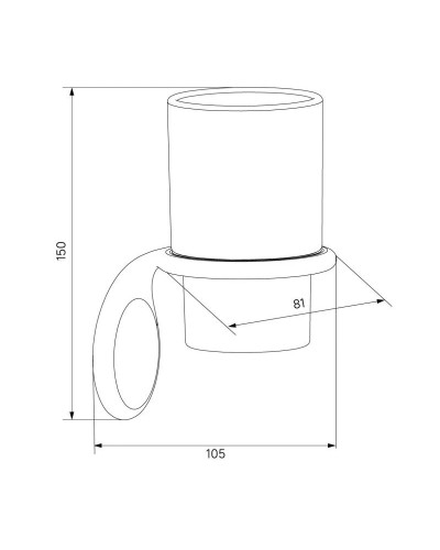 Стакан IDDIS Oldie OLDBRC1I45