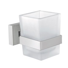 Стакан подвесной, стекло матовое CEZARES PRIZMA-TUMS-01