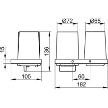 Стакан с дозатором  KEUCO Edition 11 11153139000