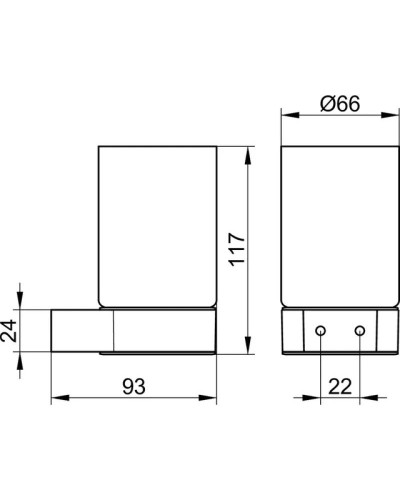 Cтакан KEUCO Plan 14950379000