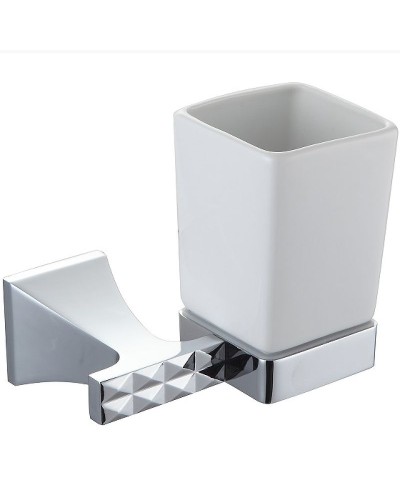 Стакан для зубных щеток Bronze de Luxe Grani 04009 Хром