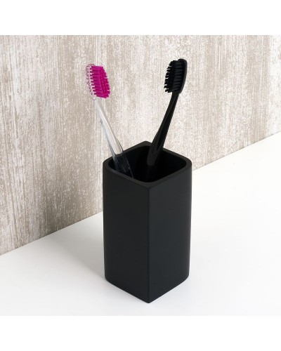 Стакан для зубных щеток WasserKRAFT Elba K-2728 Черный матовый