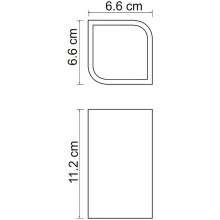 Стакан для зубных щеток WasserKRAFT Elba K-2728 Черный матовый