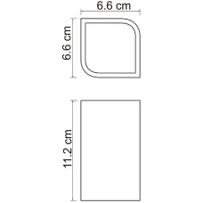 Стакан для зубных щеток WasserKRAFT Elba K-2728 Черный матовый