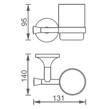 Стакан AltroBagno Corposo AltroBagnoCorposo080205Or