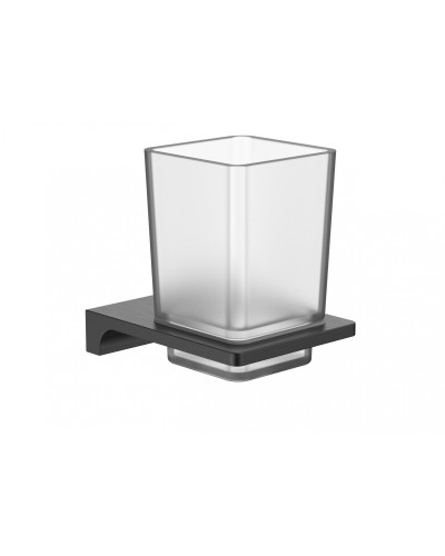 Стакан для зубных щеток с держателем WONZON & WOGHAND, Темный графит (WW-9121-GM)