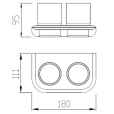 Стакан двойной Abber Nord AA1557