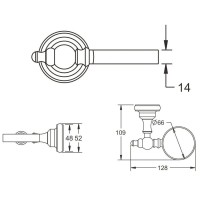 Стакан Rose RG1112Q
