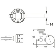 Стакан Rose RG1112Q