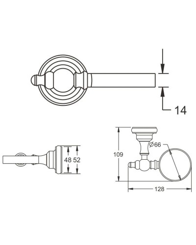 Стакан Rose RG1112Q