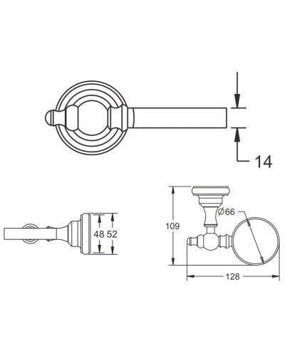 Стакан Rose RG1112