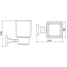 Стакан Rose RG1512H