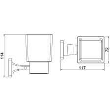 Стакан Rose RG1512H