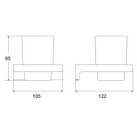 Стакан Rose RG1812