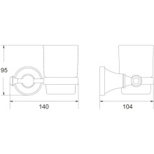 Стакан Rose RG1912H