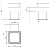 Стакан Milacio Ultra MCU.951.MB