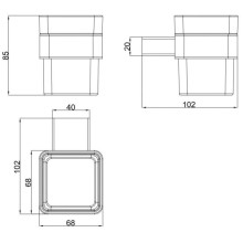 Стакан Milacio Ultra MCU.951.GD