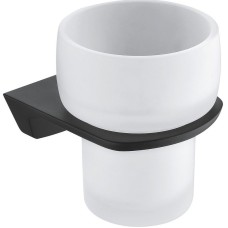 Стакан для зубных щеток WasserKRAFT Elbe K-7228 Черный матовый
