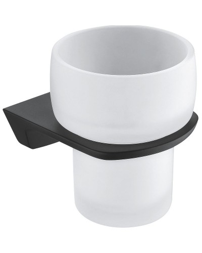 Стакан для зубных щеток WasserKRAFT Elbe K-7228 Черный матовый