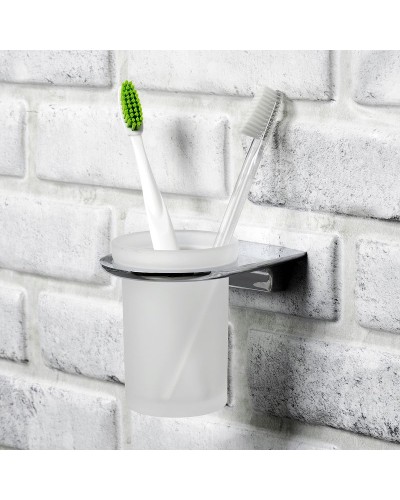Стакан для зубных щеток WasserKRAFT Kammel K-8328 Хром