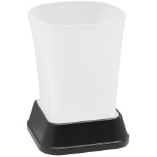 Стакан для зубных щеток WasserKRAFT Amper Black K-5428B Черный матовый