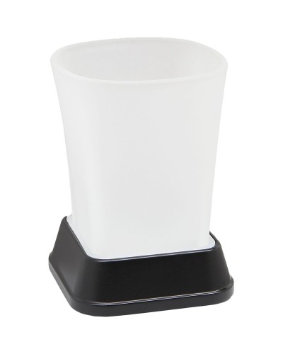 Стакан для зубных щеток WasserKRAFT Amper Black K-5428B Черный матовый