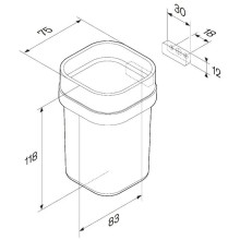 Стакан Am.Pm Func A8F34300