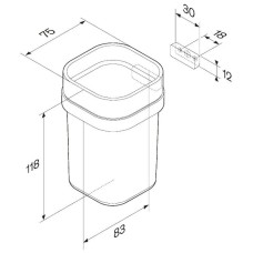 Стакан Am.Pm Func A8F34300