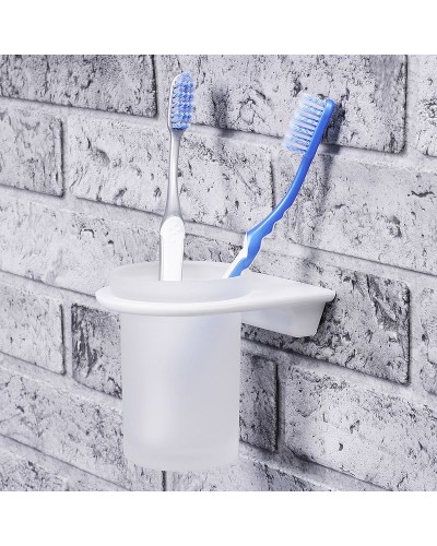 Стакан для зубных щеток WasserKRAFT Kammel K-8328W Белый матовый