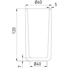 Стакан Salini S-Stone Gocce 1901201