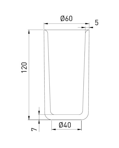 Стакан Salini S-Stone Gocce 1901201