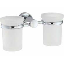 Стакан для зубных щеток WasserKRAFT Donau K-9428D двойной Хром