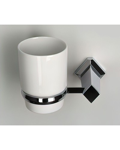 Стакан для зубных щеток WasserKRAFT Aller K-1128C Хром