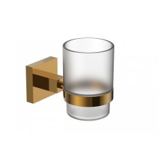 Стакан для зубных щеток с держателем WONZON & WOGHAND, Темное золото (WW-8921-DG)