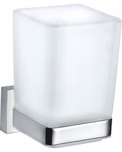 Стакан для зубных щеток с держателем WONZON & WOGHAND, Хром (WW-9721)