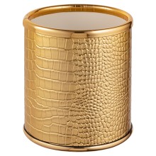 Стакан настольный Geralis M-KGG-M CROCO золото, кант золото