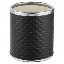 Стакан настольный Geralis M-PBH-M PUNTO чёрный, кант хром