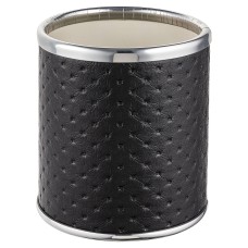 Стакан настольный Geralis M-PBH-M PUNTO чёрный, кант хром