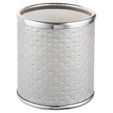 Стакан настольный Geralis M-PHH-M PUNTO серебро, кант хром