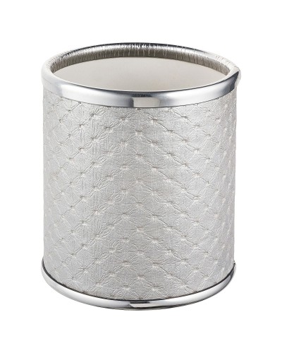 Стакан настольный Geralis M-PHH-M PUNTO серебро, кант хром