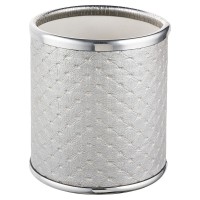 Стакан настольный Geralis M-PHH-M PUNTO серебро, кант хром