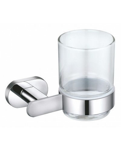 Стакан для зубных щеток с держателем WONZON & WOGHAND, Хром (WW-8421)