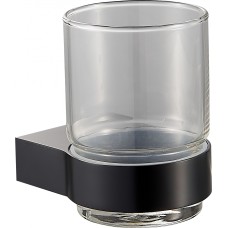 Стакан для зубных щеток с держателем WONZON & WOGHAND, Черный (WW-7721)