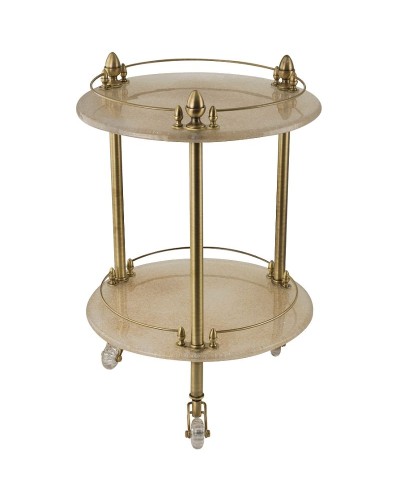 Столик Migliore Elisabetta 17015 на колесиках Бронза