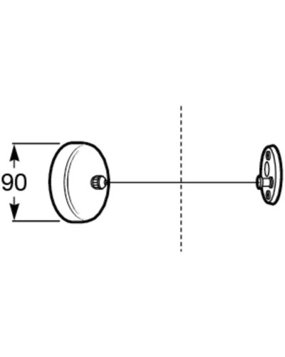 Веревка для белья 2,1 м Roca Hotels 815493001