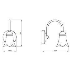 Светильник Migliore Mirella 17256 Хром
