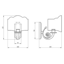 Светильник Migliore Mirella 17187 Бронза