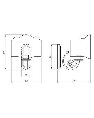 Светильник Migliore Mirella 17187 Бронза