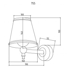 Светильник Boheme 755 Хром