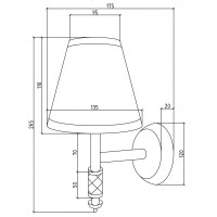 Светильник Boheme 769 Синий